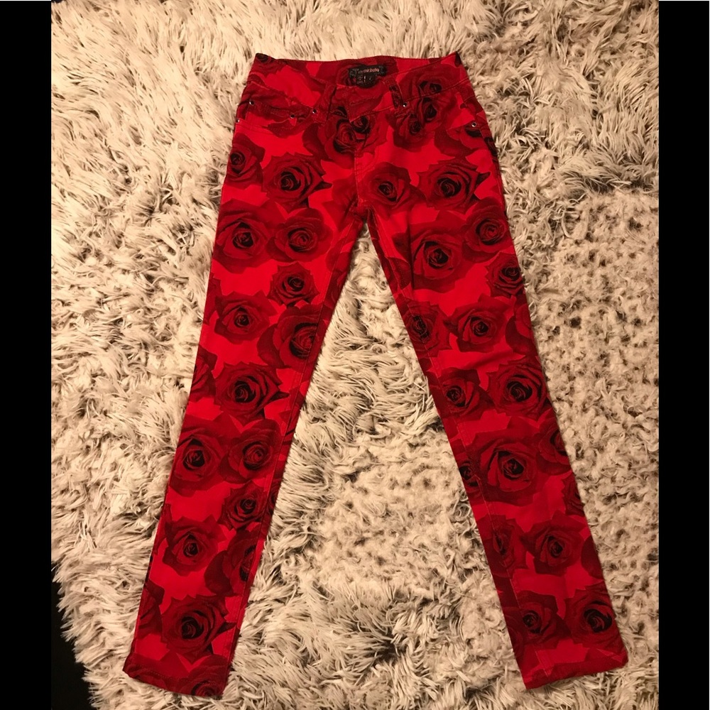 Girls pants 97% Cotton and 3% Spandex